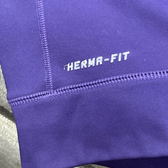 Nike Sweatshirt Mens XXL Clemson Tigers Football Pullover Purple Therma-Fit NCAA - Picture 3 of 8